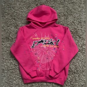 Authentic Pink Spyder Hoodie